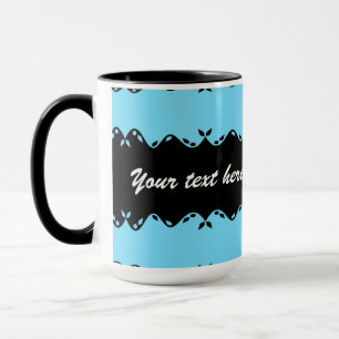 Angepasstes Monogramm-Design Tasse