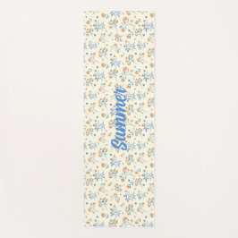 Angepasstes Muster für Vintage Wildblume Yogamatte