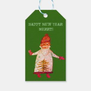 Angepasstes neues Jahr, Weihnachtsklauseln Geschenkanhänger