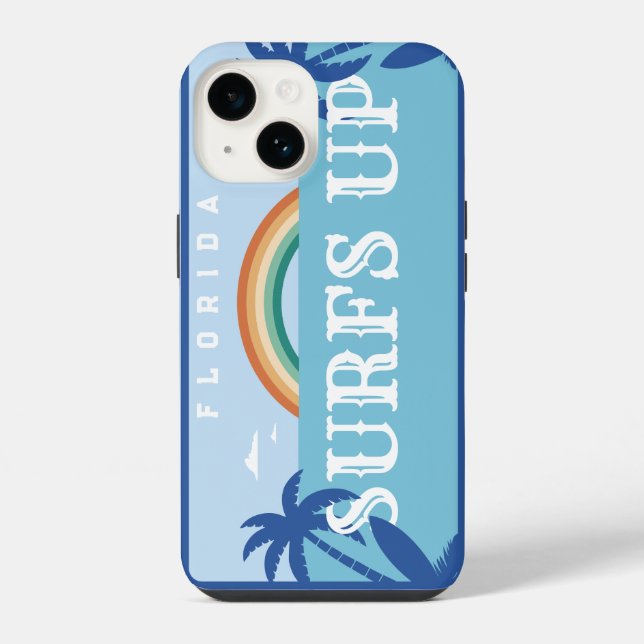 ANGEPASSTES SURFEN IN FLORIDA  iPhone HÜLLE (Rückseite)