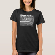 Angepasstes T-Shirt mit 25. Blodgett House Print