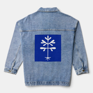 Angepasstes T-Shirt "SRC Alum" in blau Jeansjacke