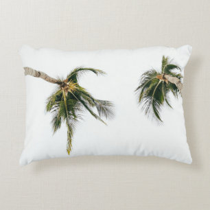 Angerautes Polyester Dekokissen