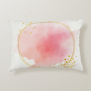 Angerautes Polyester Dekokissen