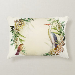 Angerautes Polyester Dekokissen