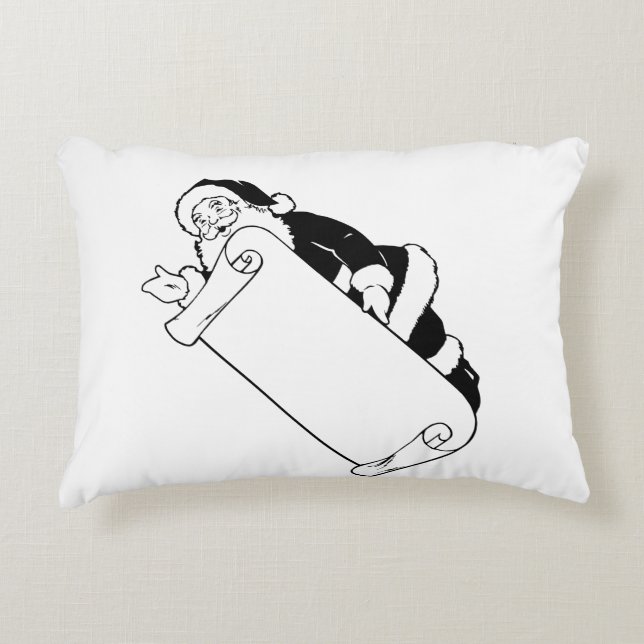 Angerautes Polyester Dekokissen (Vorderseite)