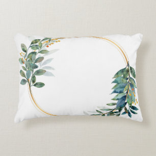 Angerautes Polyester Dekokissen