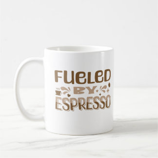 Angeregt durch Espresso Funny Coffee Lover Quote A Kaffeetasse