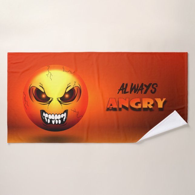 Angermoji-Badetuch Badehandtuch (Badehandtuch)