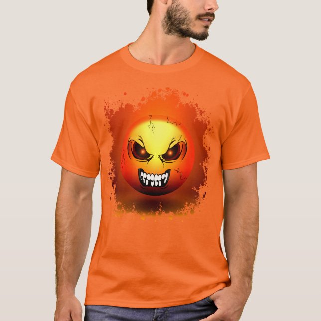 Angermoji-T-Shirt T-Shirt (Vorderseite)