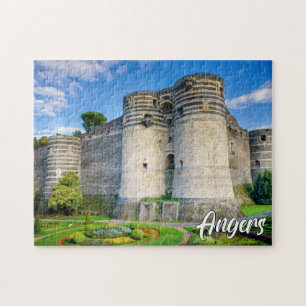 Angers-Türme, Angers, Frankreich Puzzle