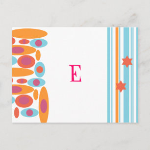 Angesagt Bat Mitzvah Save the Date Ankündigungspostkarte