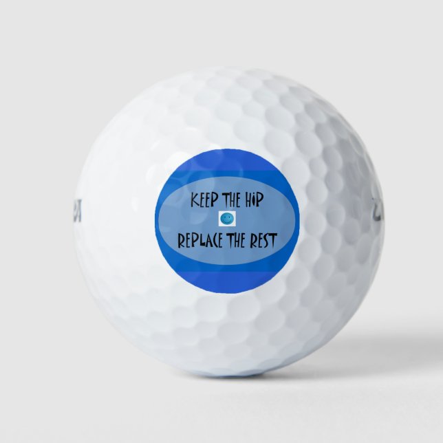 Angesagt behalten - Erholung ersetzen Golfball (Vorderseite)