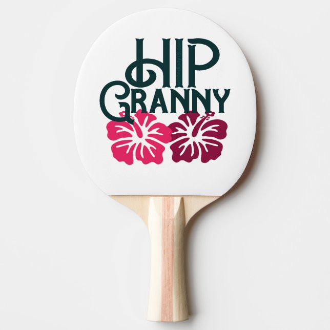 Angesagt-Granny Tischtennis Schläger (Vorderseite)