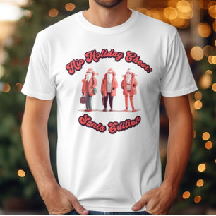 Angesagt Holiday Cheer Santa Edition T-Shirt