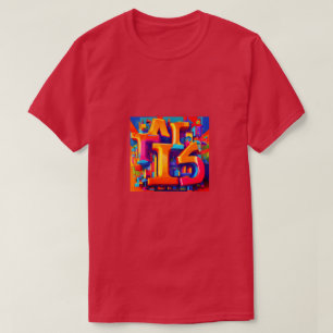 "Angesagt-Hop-Graffiti-Explosion: farbenfroher T - T-Shirt