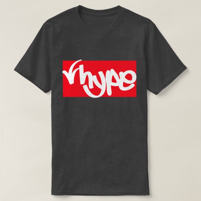 Angesagt-Hop-Hype T-Shirt (Design vorne)