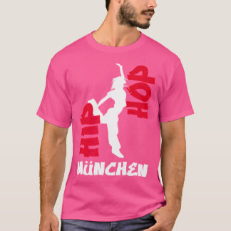 Angesagt-Hop München Tanzmusik Graffiti T-Shirt