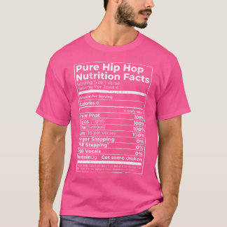 Angesagt-Hop-Nährstoffe - Nahrungszutaten Musi T-Shirt