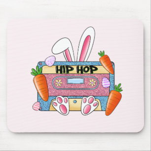 Angesagt-Hop Ostergeblasenes Mixtape - Retro Casse Mousepad
