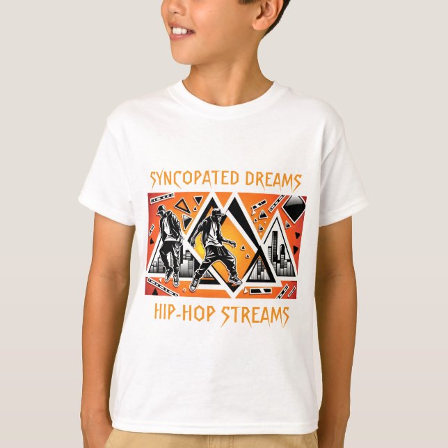 ANGESAGT-HOP-STREAMS T-Shirt (Vorderseite)