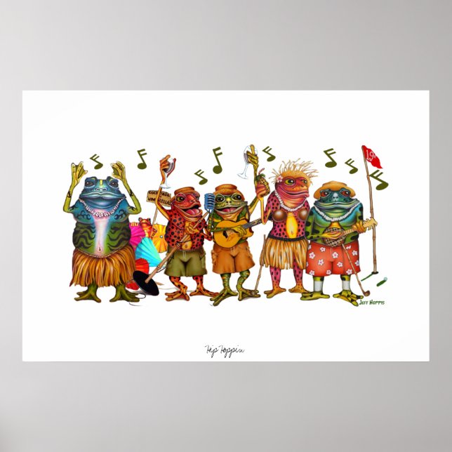 Angesagt Hoppin Poster (Vorne)