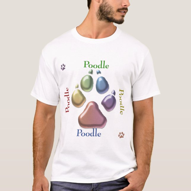 Angesagt, Square Poodle zu sein T-Shirt (Vorderseite)