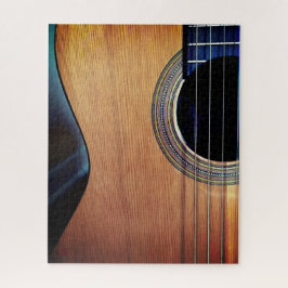 Angesagt störte musikalische Akustikgitarre Puzzle