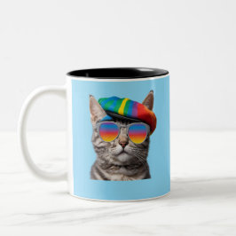Angesagt Tabby Zweifarbige Tasse