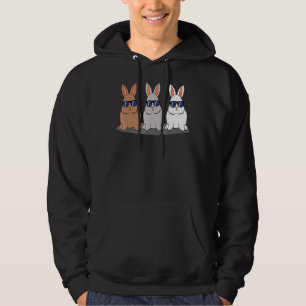 Angesagt Trio Bunnies Shades Oaster Hoodie
