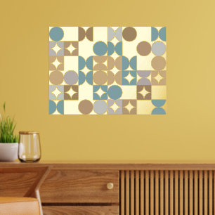 Angesagte Abstrakte Kreise Industrielle Fusion Art Foliendrucke