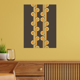 Angesagte Abstrakte Wellenformen Industrielle Fusi Foliendrucke