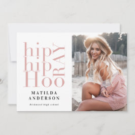 Angesagte angesagt-Hooray-Foto-Abschlussfeier lade Ankündigung