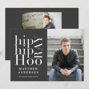 Angesagte angesagt-Hooray-Foto-Graduierungsparty M Ankündigung