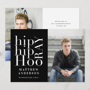 Angesagte angesagt-Hooray-Foto-Graduierungsparty M Ankündigung