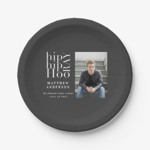 Angesagte angesagte Foto-Abschlussfeier Pappteller