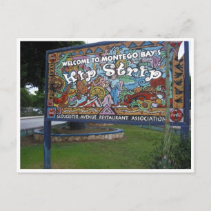 angesagte Bucht von Montego Postkarte