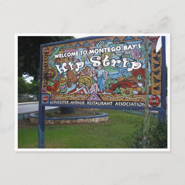 angesagte Bucht von Montego Postkarte (Vorderseite)