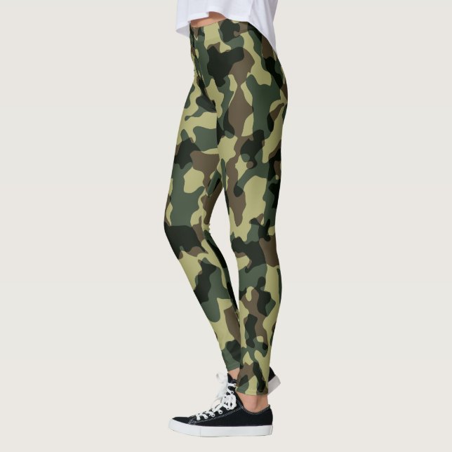 Angesagte Camping Camouflage Camouflage blinde Jäg Leggings (Links)