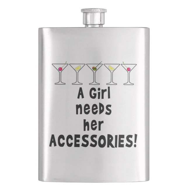 ANGESAGTE FLASCHE, EIN MÄDCHEN BENÖTIGT IHRE FLACHMANN (Vorderseite)