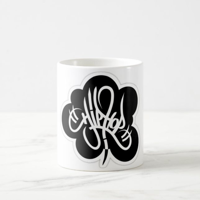 angesagte Hopfengrafiti Kunst Tasse (Mittel)