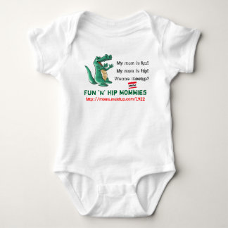 angesagte Mamas 6-12 Monat Spaß-n Baby Strampler