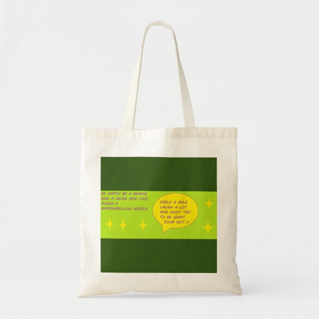 Angesagte Mode-Spaß-Tasche Tasche mit Logo-Nachric (Vorne)