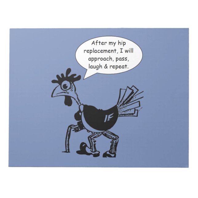 Angesagte Operation für den Austausch - Fun Quote Notizblock (Vorderseite)