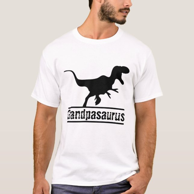 angesagte personalisierbare Großpasaurus-Familie D T-Shirt (Vorderseite)