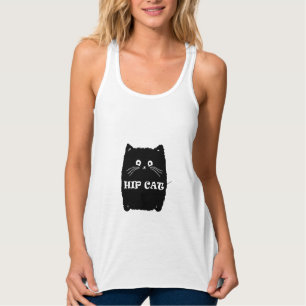 ANGESAGTE SCHWARZE KATZE   CATS-Liebhaberdesign Tank Top