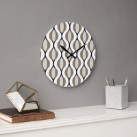 Angesagte Taupe Beige Sand Grau Ogee Black Waves A