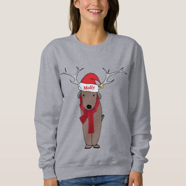 angesagte Weihnachtsfeiertage für Haustiere Weihna Sweatshirt (Vorderseite)