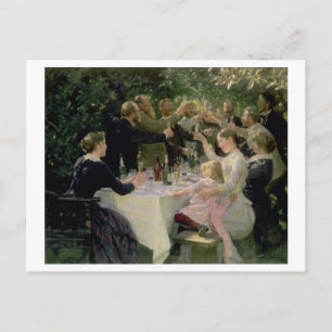 Angesagter Angesagter Hurrah! Party der Künstler i Einladungspostkarte