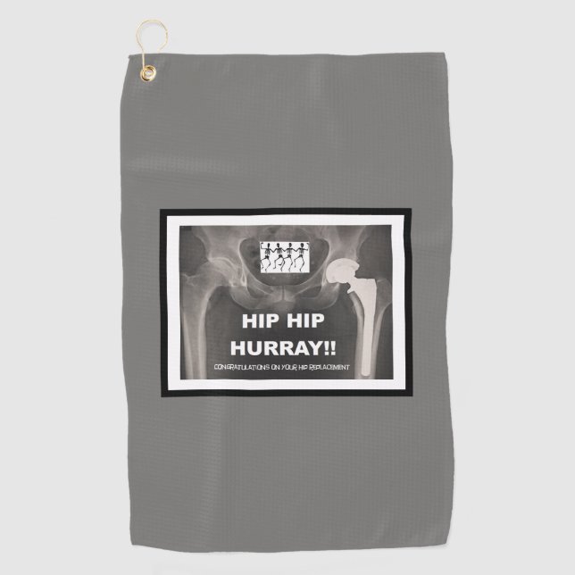 Angesagter Angesagter Hurray - Glückwunsch für Ang Golfhandtuch (Vorderseite)